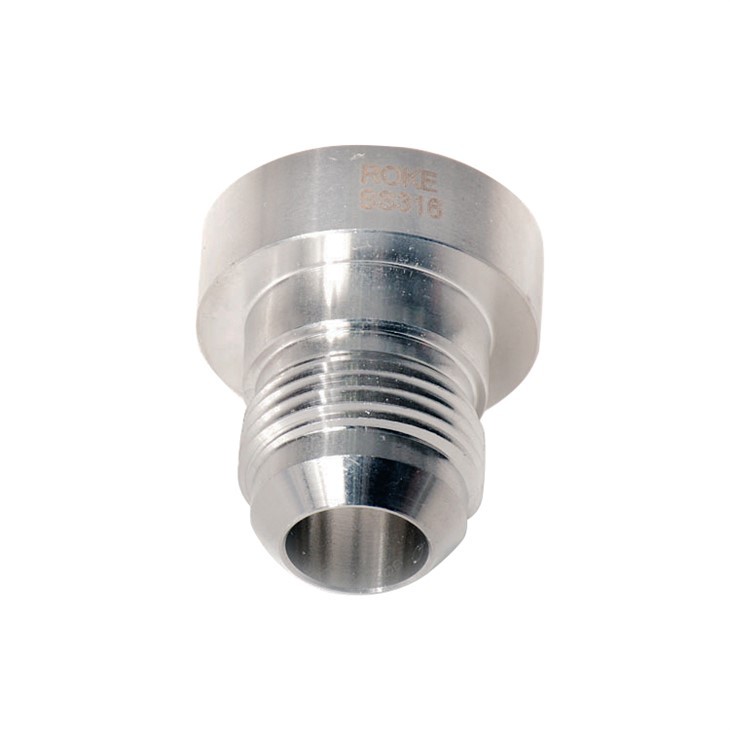 Stainless Steel JIC To NPT Thread Adapter Nipple Fitting factory